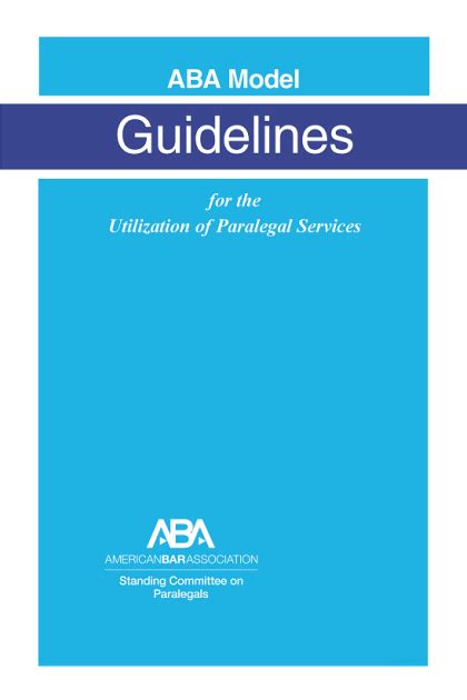 Aba Model Guidelines For The Utilization Of Paralegal Services