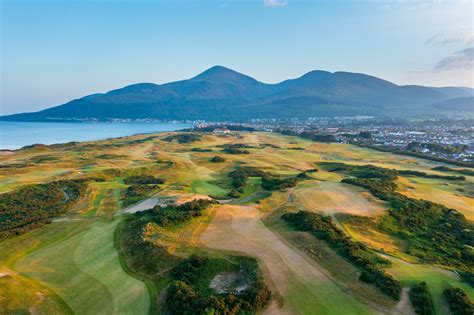 Photo Prints Wall Art Aerial Of Royal County Down Golf Course