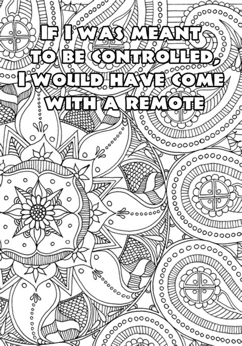 Sarcastic Adult Coloring Pages Printable Coloring Sheets Etsy Australia