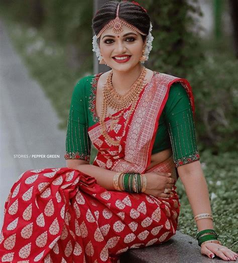 60 Best South Indian Wedding Sarees Latest Kanjeevaram Silk And Pattu Designs For Brides To Explore