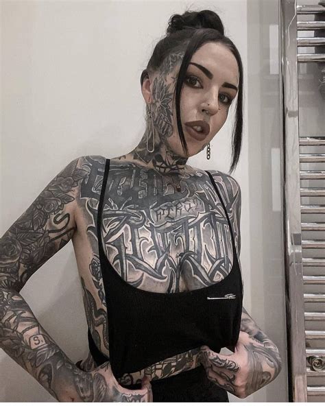 neck and throat tattoos в instagram model ghostgirltattoo necktattoo necktattoos