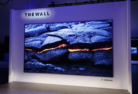 Samsung Unveils The Wall The Worlds First Modular Microled 146 Inch Tv