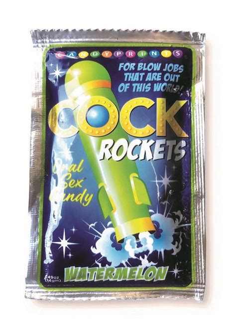 cock rockets oral sex candy watermelon
