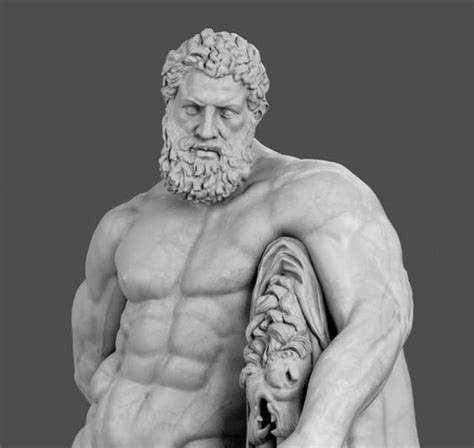 Farnese Hercules A Greek God With Great Strong And Heroic Anatomy