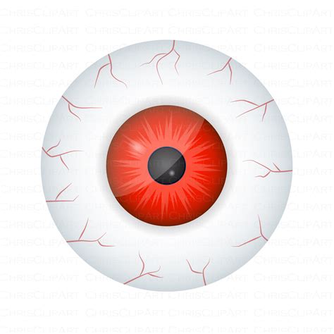 Bloodshot Eyeball Clipart