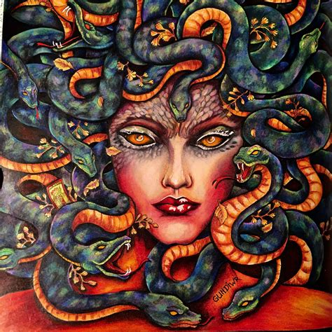 Medusa Mythomorphia Kerby Rosanes Colored Pencil Art Projects