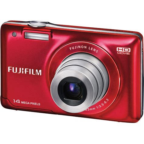 Fujifilm Finepix Jx500 Digital Camera Red 16210334 Bandh Photo