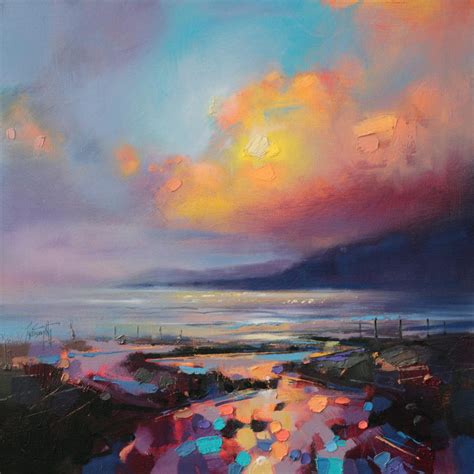 Gorgeous Abstract Scottish Landscape Paintings Scott Naismith