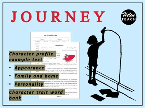 Character Profile Example Journey By Aaron Becker Teaching Resources