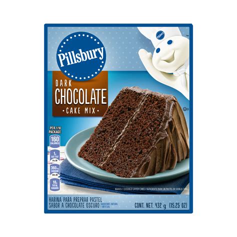 Pillsbury Dark Chocolate Cake Mix Mercasid