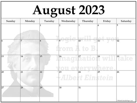24 August 2023 Quote Calendars