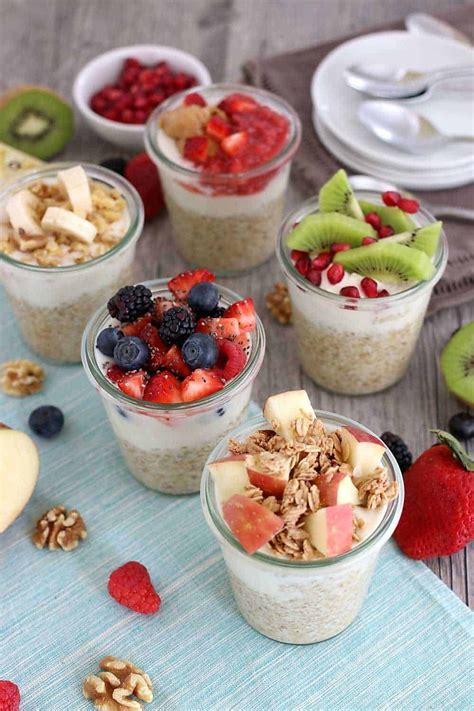 These Overnight Oats Are A Simple Healthy And Delicious Breakfast Option Five Delicious