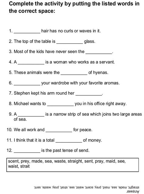 16 English 4 Worksheets