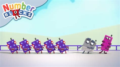 Numberblocks Playing Games ⚽️🎲 Learn To Count Youtube