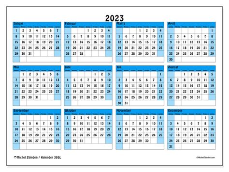 Kalender 2023 Til Print “41sl” Michel Zbinden Da