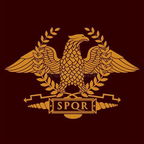 Roman Eagle Symbol Of Roman Empire Stock Vector Illustration Of