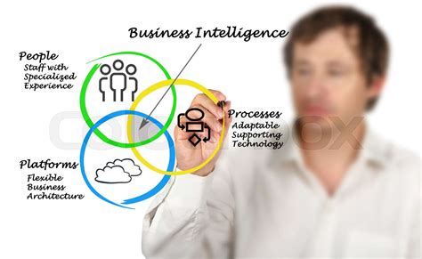 Diagram Of Business Intelligence Stock Image Colourbox
