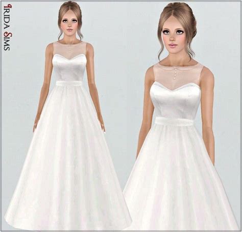 Irida Sims3 Wedding Dress 30 I By Irida Sims 3 Downloads Cc Caboodle