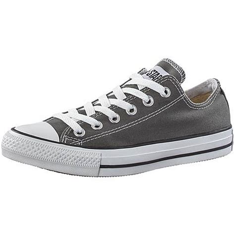 Die converse schuhe damen sind echte talente, wenn es darum geht sich deinem look anzupassen. CONVERSE Chuck Taylor All Star Low Sneaker Damen grau im ...