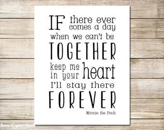 If There Ever Comes A Day Winnie The Pooh Quote
