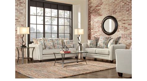 Jolene Beige 7 Pc Living Room From Furniture Living Room Sets Living