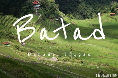 Batad Rice Terraces In Banaue Ifugao Travel Guide Chasejase