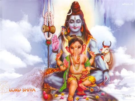 Wallpapers in ultra hd 4k 3840x2160, 8k 7680x4320 and 1920x1080 high definition resolutions. Lord Shiva With Lord Ganesha Colorful Art HD Wallpaper