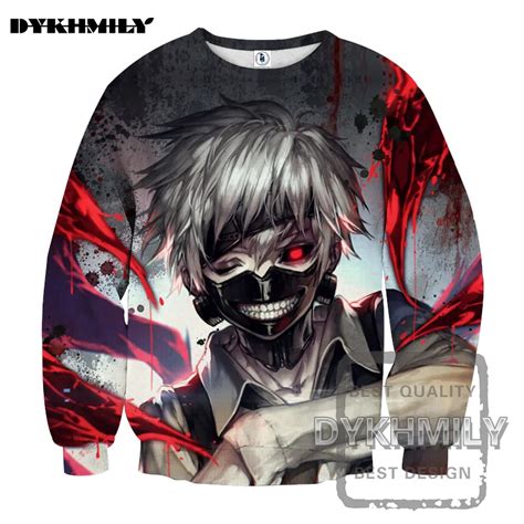 Dykhmily 2017 Hot Sell Tokyo Ghoul 3d Print Anime Character Bloody Flow