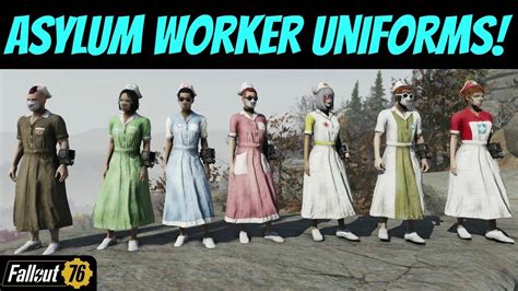 Fallout 76 Asylum Worker Uniforms Youtube