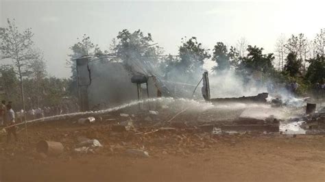 Explosion At Firecracker Factory Kills 23 Workers In Madhya Pradeshs