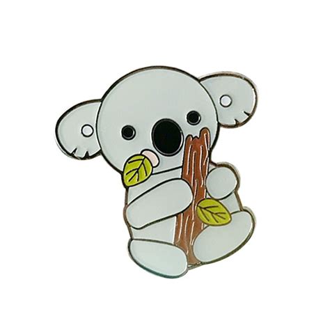 Lazy Koala Enamel Pin Badge In Pins And Badges From Home And Garden On