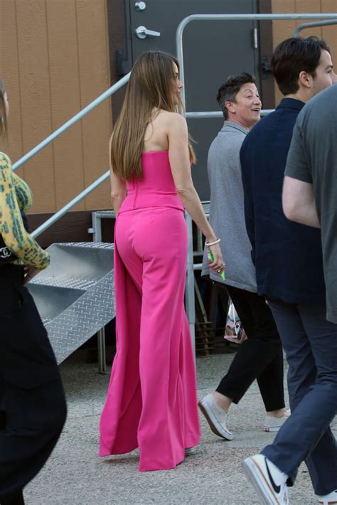 Sofia Vergara In A Strapless Pink Jumpsuit In Pasadena 08232023