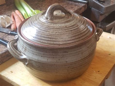 Our pots can go directly from the refrigerator to a hot oven and back again without cracking! FLAMEWARE ALL CERAMIC STOVETOP COOKWARE - NewClay Pottery ...