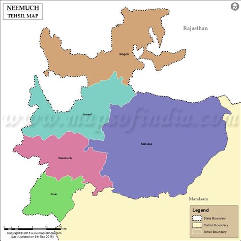 Notification dated 11th may 2015 regarding amendment in filing of true copies of documents and notices in the registration book rules, 2010. Neemuch Tehsil Map, Neemuch Tehsil List