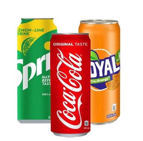 Coca Cola Bundle Of 3 Delicious Soda Coke Royal Sprite 320ml