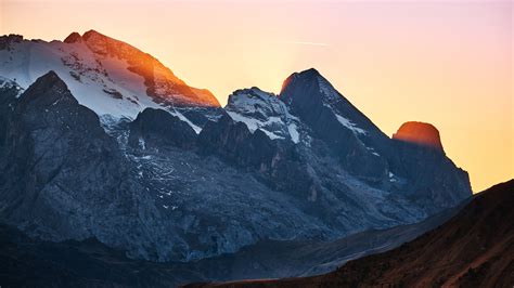 Giau Pass Mountains Sunset 4k 5k Wallpapers Hd Wallpapers Id 27653