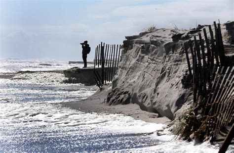 New Jersey Shore Eroded After Storm Wsj