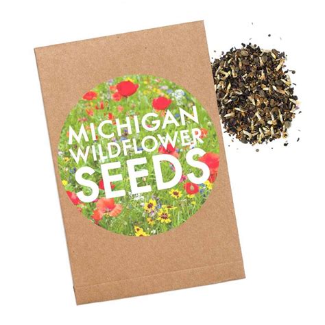 Michigan Wildflower Seed Packets City Bird