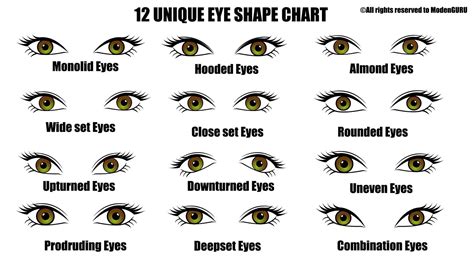 Types Of Eye Shapes Pagejuli