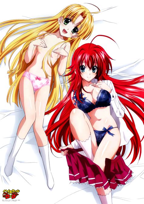 asia argento rias gremory high school dxd white legwear absurdres highres official art