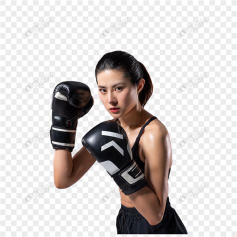 女性运动拳击元素素材下载 正版素材401629929 摄图网