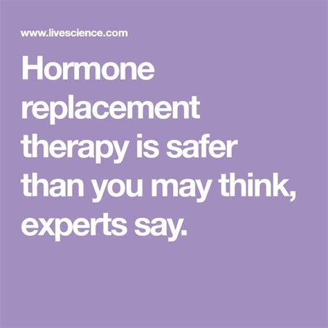 5 Experts Answer Is Hormone Replacement Therapy Safe Hormone