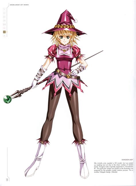 Urushihara Satoshi Growlanser Absurdres Highres Official Art Scan 1girl Character Name