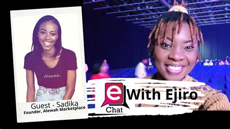 E Chat With Sadika Founder Of Alewah Marketplace Premium African