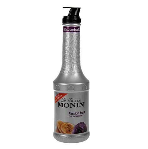 Monin Fruit Puree Mix Passion Fruit With Spout 1 L Pe Bottle