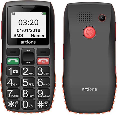 Artfone C1 Gsm Big Button Mobile Phone For Elderly Senior Mobile Phone