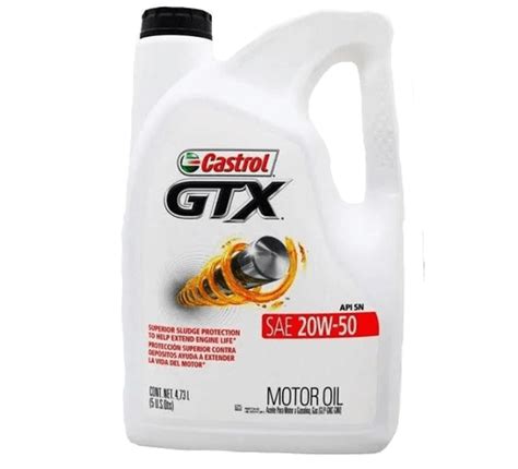 Aceite Castrol Garrafa 20w50 GTX Multirefacciones