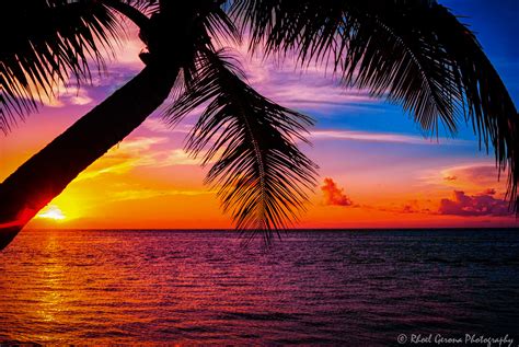 Tropical Island Sunset By Rhoel Gerona 500px