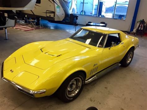 1969 Corvette Stingray Coupe Numbers Match 427ci 390hp Daytona Yellow