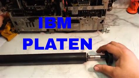 Ibm Selectric Typewriter Platen Collar Rebuild Index Paper Feed